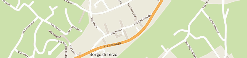 Mappa della impresa giacinti edoardo a BORGO DI TERZO