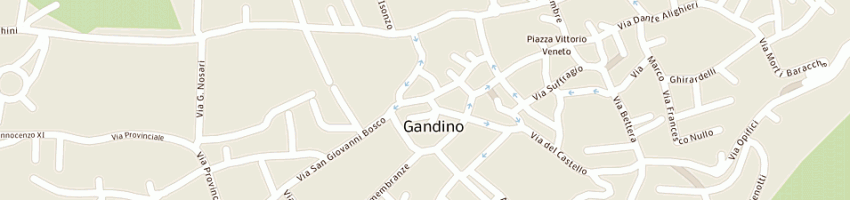 Mappa della impresa picinali francesco a GANDINO