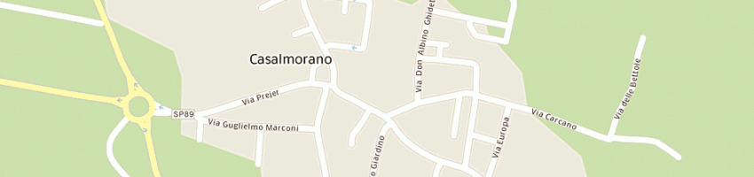 Mappa della impresa nicolini giancarlo a CASALMORANO