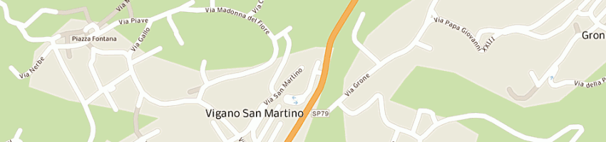 Mappa della impresa officine villi srl a VIGANO 