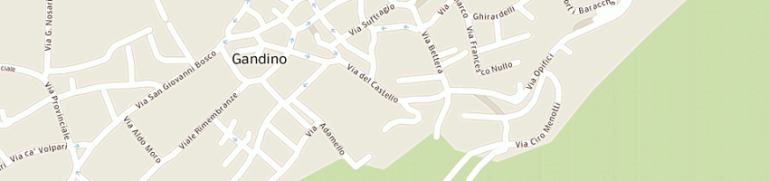 Mappa della impresa istituto suore orsoline a GANDINO