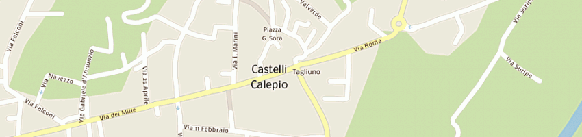 Mappa della impresa banca antonveneta spa a CASTELLI CALEPIO