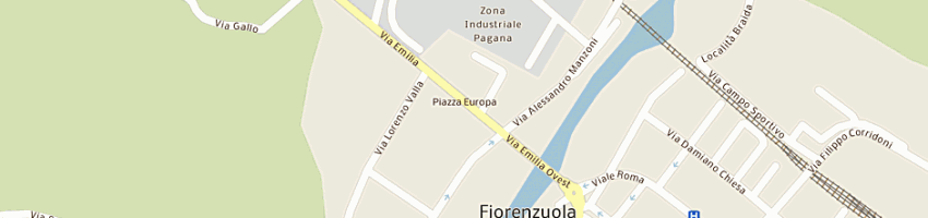 Mappa della impresa teloni torrigiani sas a FIORENZUOLA D ARDA