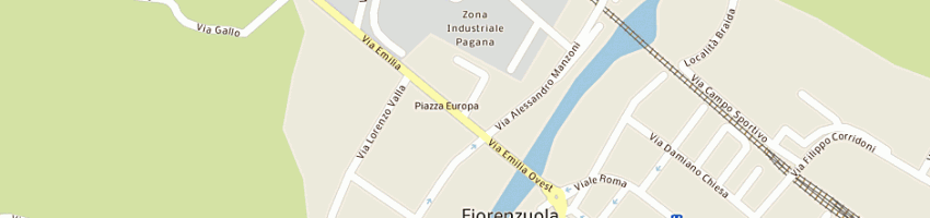 Mappa della impresa pesca sport marino di serena sandro a FIORENZUOLA D ARDA