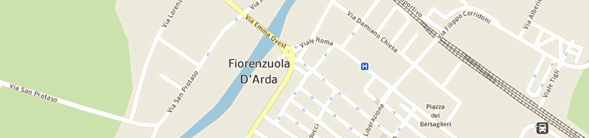 Mappa della impresa cigala cicli di stori sergio a FIORENZUOLA D ARDA