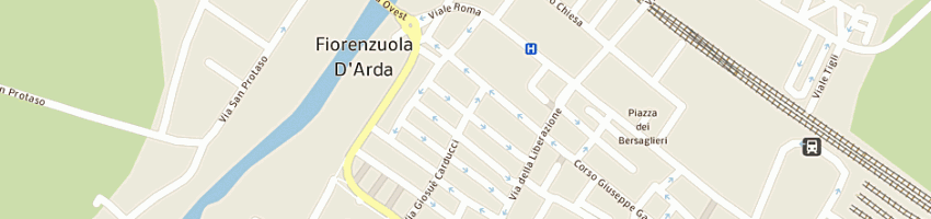 Mappa della impresa ghezzi giuseppe a FIORENZUOLA D ARDA