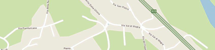 Mappa della impresa ristorante abramo snc a MULAZZO