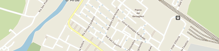 Mappa della impresa salvi daniela a FIORENZUOLA D ARDA