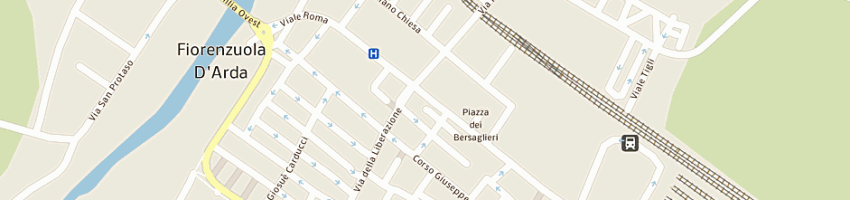 Mappa della impresa casa del disco snc di fagnoni luigi e c a FIORENZUOLA D ARDA
