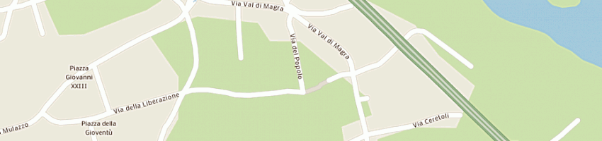 Mappa della impresa caldi giancarlo a MULAZZO