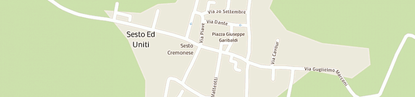 Mappa della impresa raviolificio bertarini spa a SESTO ED UNITI