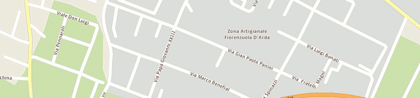 Mappa della impresa bf di burzoni gian marco e fontanesi roberto snc a FIORENZUOLA D ARDA