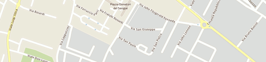 Mappa della impresa eleuteri giancarlo a FIORENZUOLA D ARDA