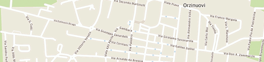 Mappa della impresa quaranta giuseppe a ORZINUOVI