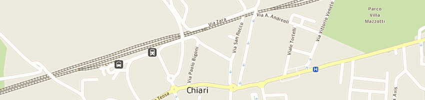 Mappa della impresa sci club chiari a CHIARI