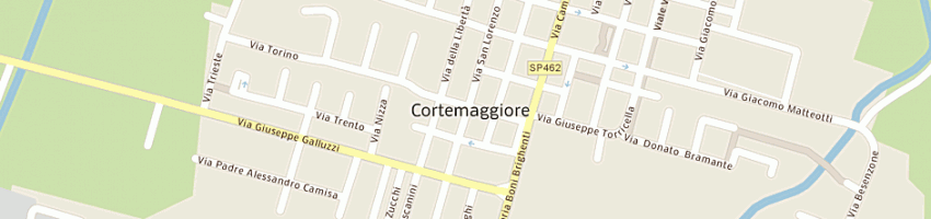 Mappa della impresa ferrari carla a CORTEMAGGIORE