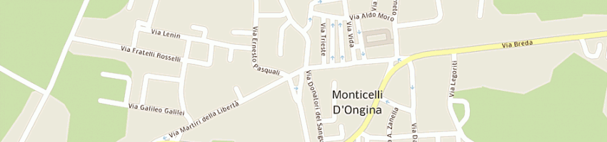 Mappa della impresa cantoni giuliana a MONTICELLI D ONGINA
