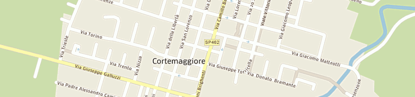 Mappa della impresa martelli gianmario a CORTEMAGGIORE
