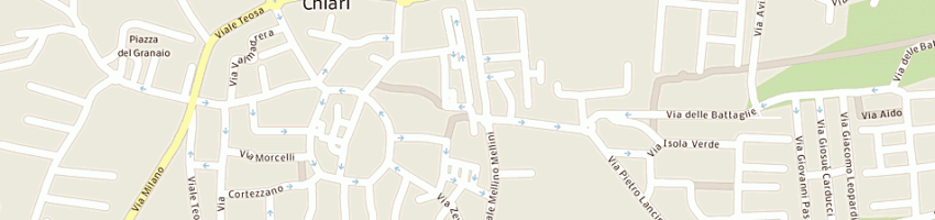Mappa della impresa simona estetica a CHIARI