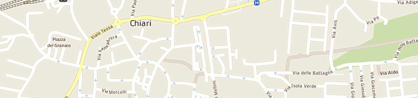 Mappa della impresa target one srl a CHIARI