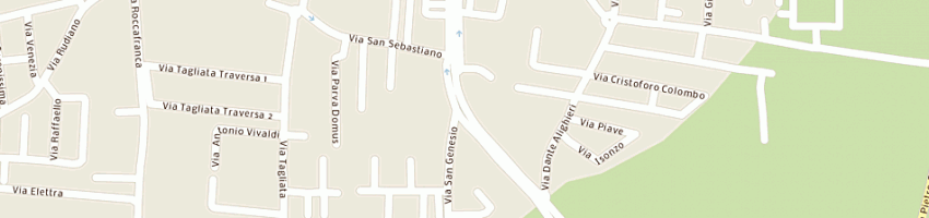Mappa della impresa ambrosini a CHIARI