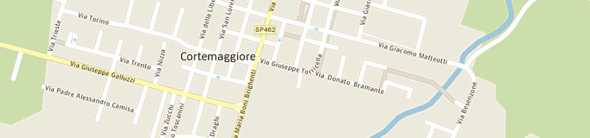Mappa della impresa asilo infantile gverdi a CORTEMAGGIORE