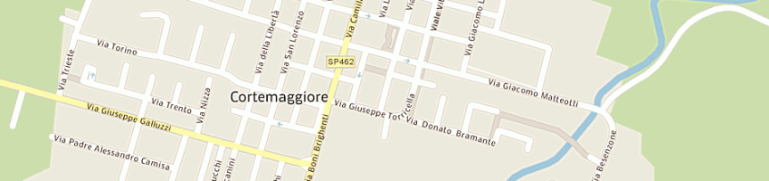 Mappa della impresa monti stefania a CORTEMAGGIORE