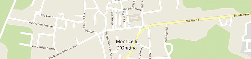 Mappa della impresa ago e filo a MONTICELLI D ONGINA