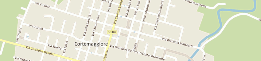 Mappa della impresa dadomo alfredo a CORTEMAGGIORE