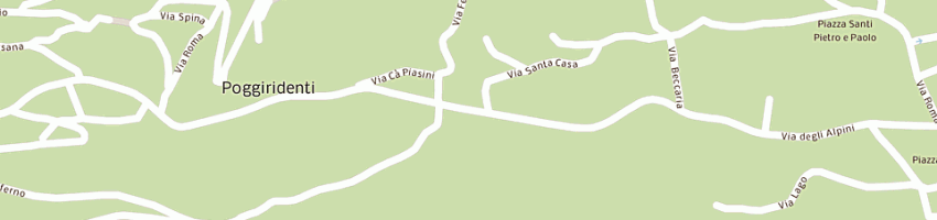 Mappa della impresa poste italiane spa bureaufax a POGGIRIDENTI