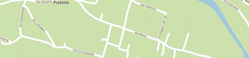 Mappa della impresa poste italiane a PIATEDA