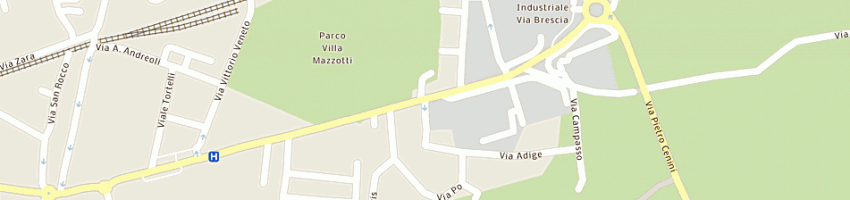 Mappa della impresa shooting srl a CHIARI