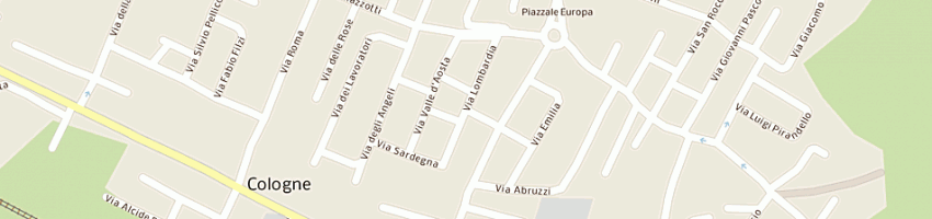 Mappa della impresa tutto rettifiche snc di viola alberto e fratelli a COLOGNE