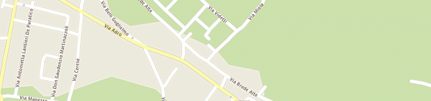Mappa della impresa reccagni luciano a CAPRIOLO