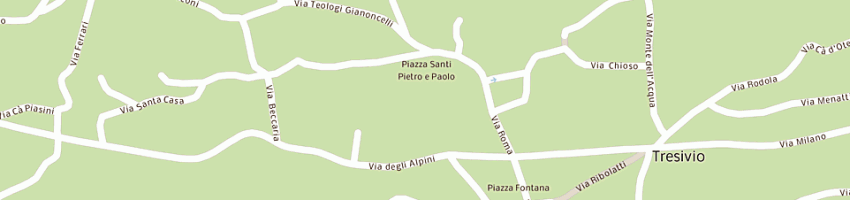 Mappa della impresa municipio a TRESIVIO