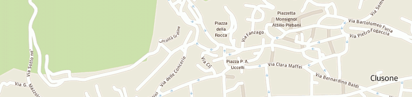 Mappa della impresa anfa pelletterie di corgiat giovanni e c (snc) a CLUSONE