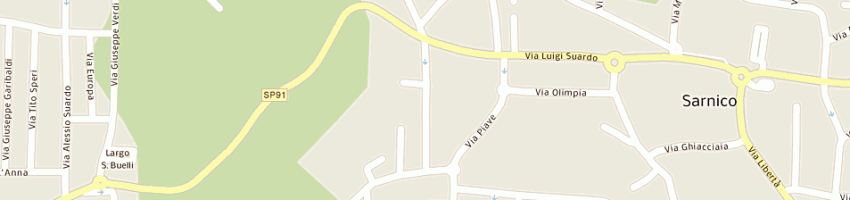 Mappa della impresa alluminox a SARNICO