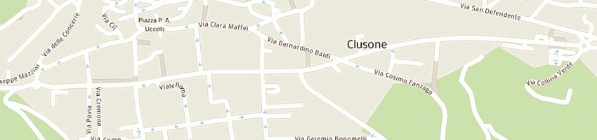 Mappa della impresa new abaco srl a CLUSONE