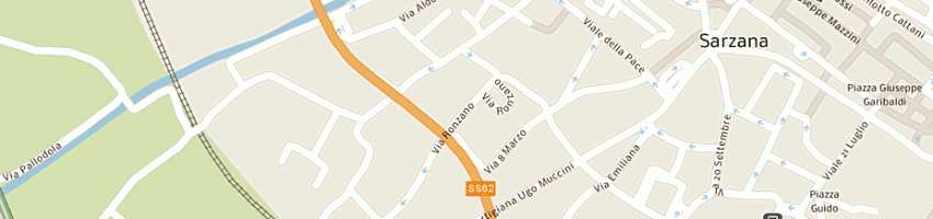 Mappa della impresa pruni fausto a SARZANA