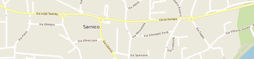 Mappa della impresa asilo infantile a SARNICO