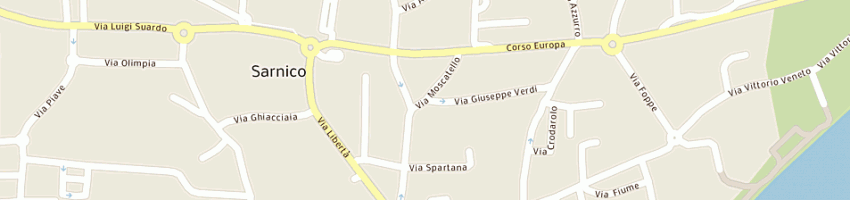 Mappa della impresa autoscuola valcalepio di paris silvano e c snc a SARNICO