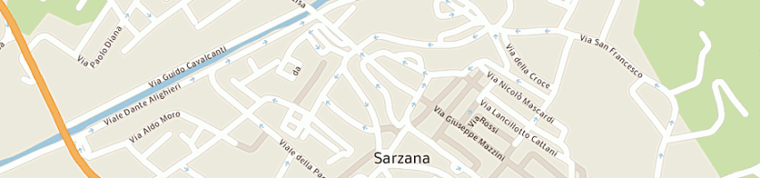 Mappa della impresa ristorante il glicine di francesca gentile a SARZANA