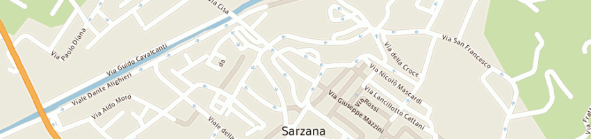 Mappa della impresa casalini punti caldi di casalini eugenio a SARZANA