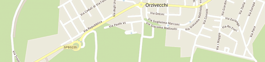 Mappa della impresa povianiit a ORZIVECCHI