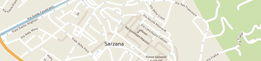 Mappa della impresa asso di fiori sas a SARZANA