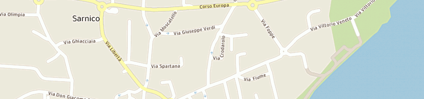 Mappa della impresa marina (srl) a SARNICO