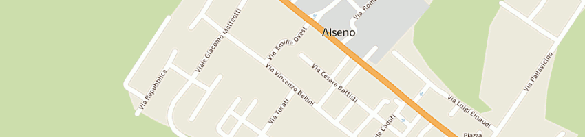 Mappa della impresa bicar srl a ALSENO