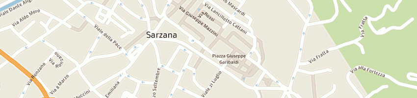 Mappa della impresa giannini cristina a SARZANA