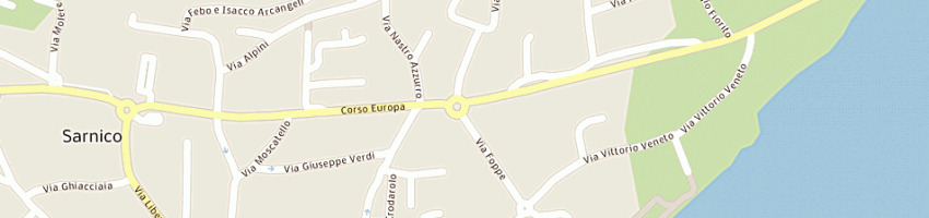 Mappa della impresa morosini giovanni e c snc a SARNICO