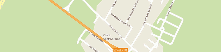 Mappa della impresa piacentini giorgio a CASTELVERDE